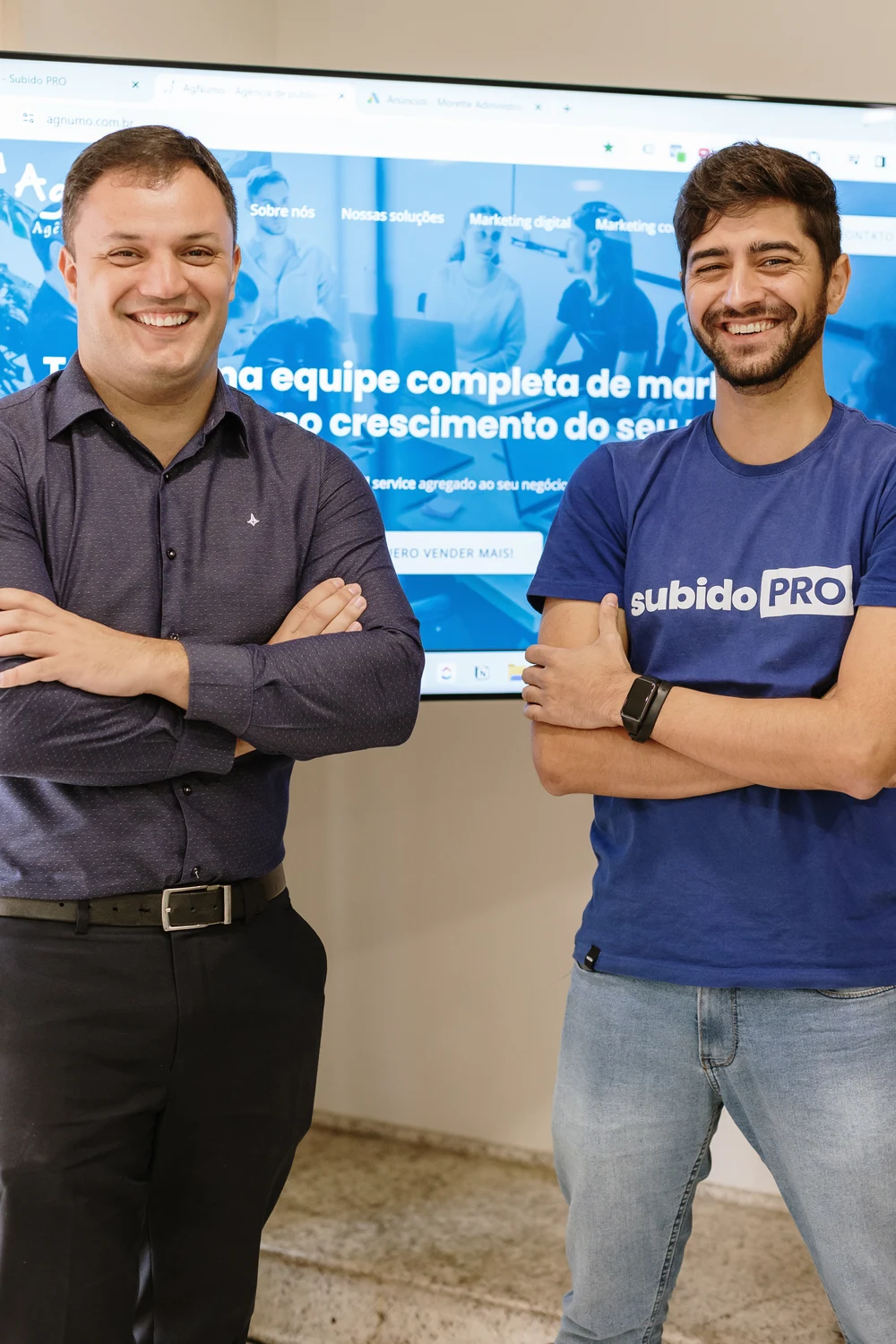 Sandro and Vinícius from AgNumo